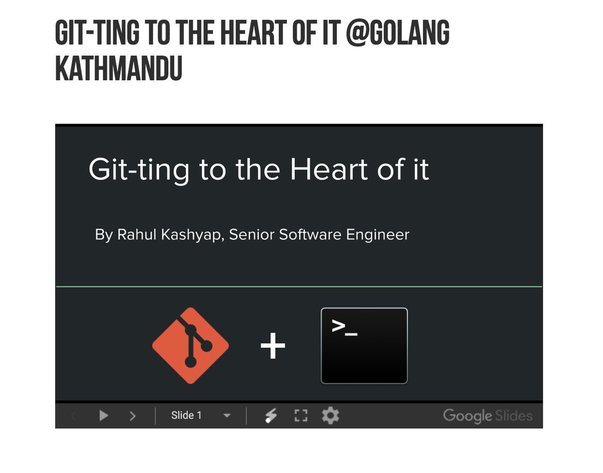 jfrog's tweet image. The Git talk with @kashyaprahul94 at the @GolangNepal is now available online: jfrog.com/shownote/gitti… Thank you @GolangNepal and @_milap for hosting the meetup!
