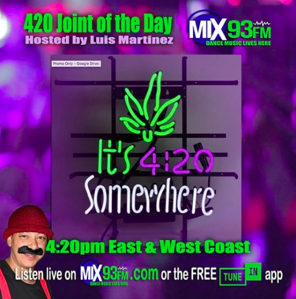 Listen to our #JointOfTheDay at 4:20pm ET & PT on on #losAngeles based #bdsRadio monitored #danceStation https://t.co/ZAdSHH07NQ #DanceMusicLivesHere or look for #Mix93fm on free @tunein app #CommercialFree #HouseMusic #Techno #TechHouse #Electro #DnB #Trance #MusicHeals #BeSafe https://t.co/ONUIjMBqAc