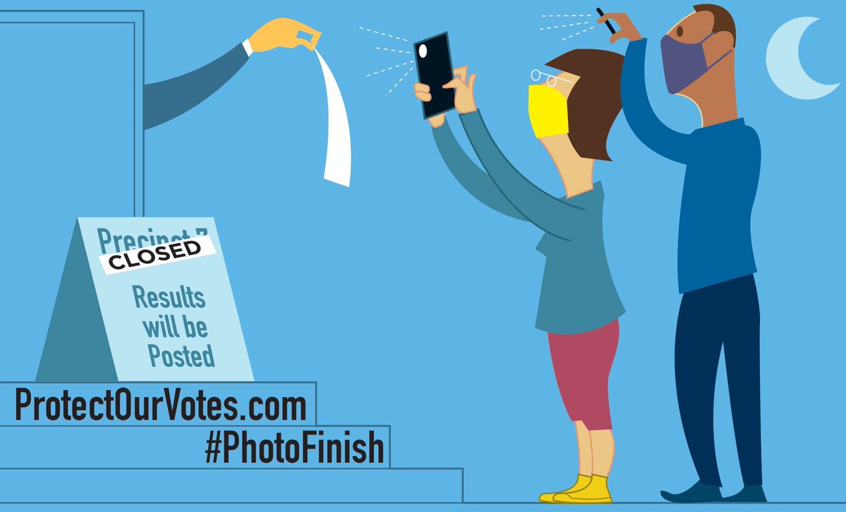 4/ Note: To get our feet wet, we started  #PhotoFinish in some of the primaries. We expect to post some or all of those results later this week. TY to everyone who has volunteered thus far!  #PhotoFinish  #ProtectOurVotes