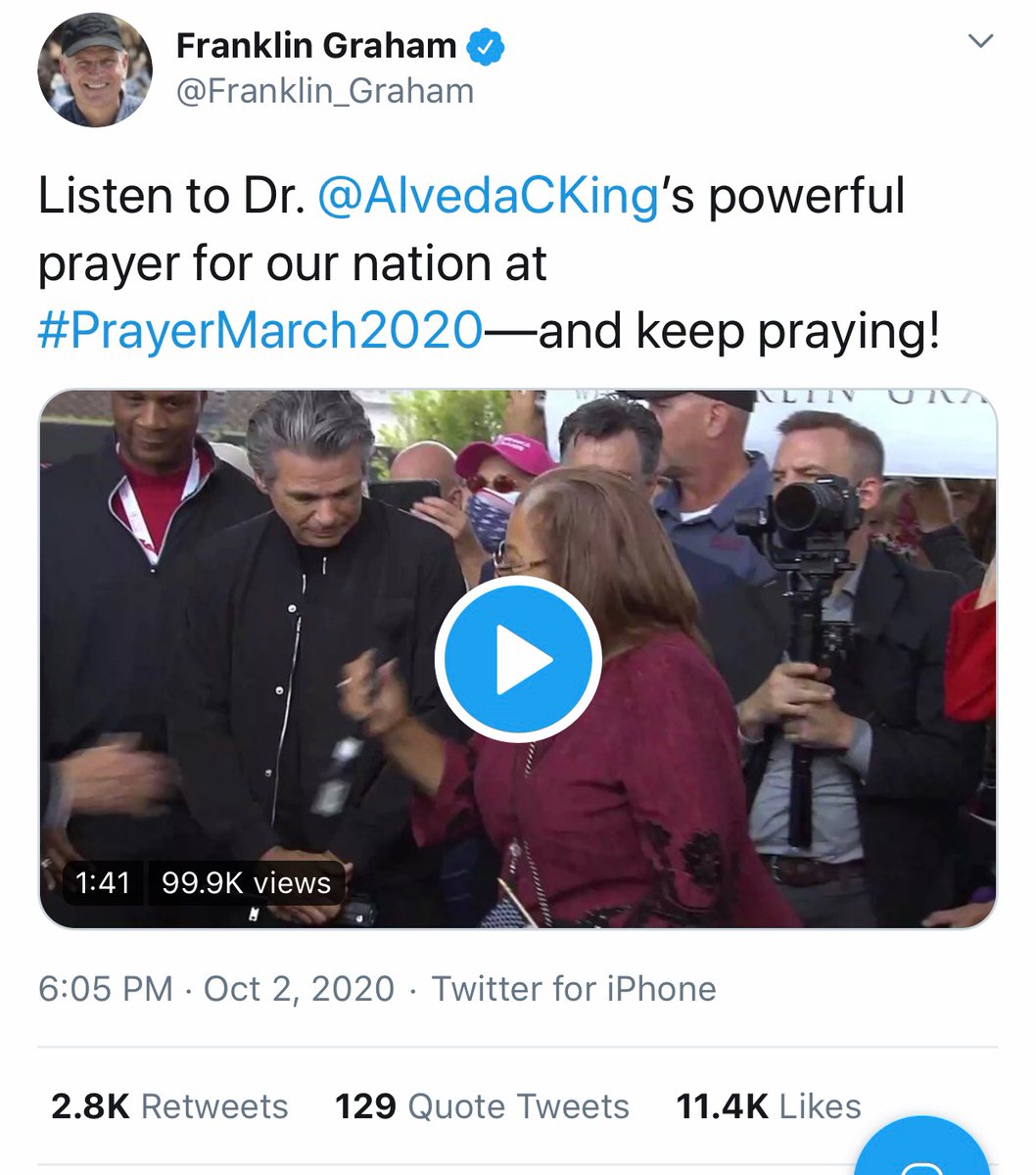 Bishop Harry JacksonPastor Che AhnAlveda King #PrayerMarch2020