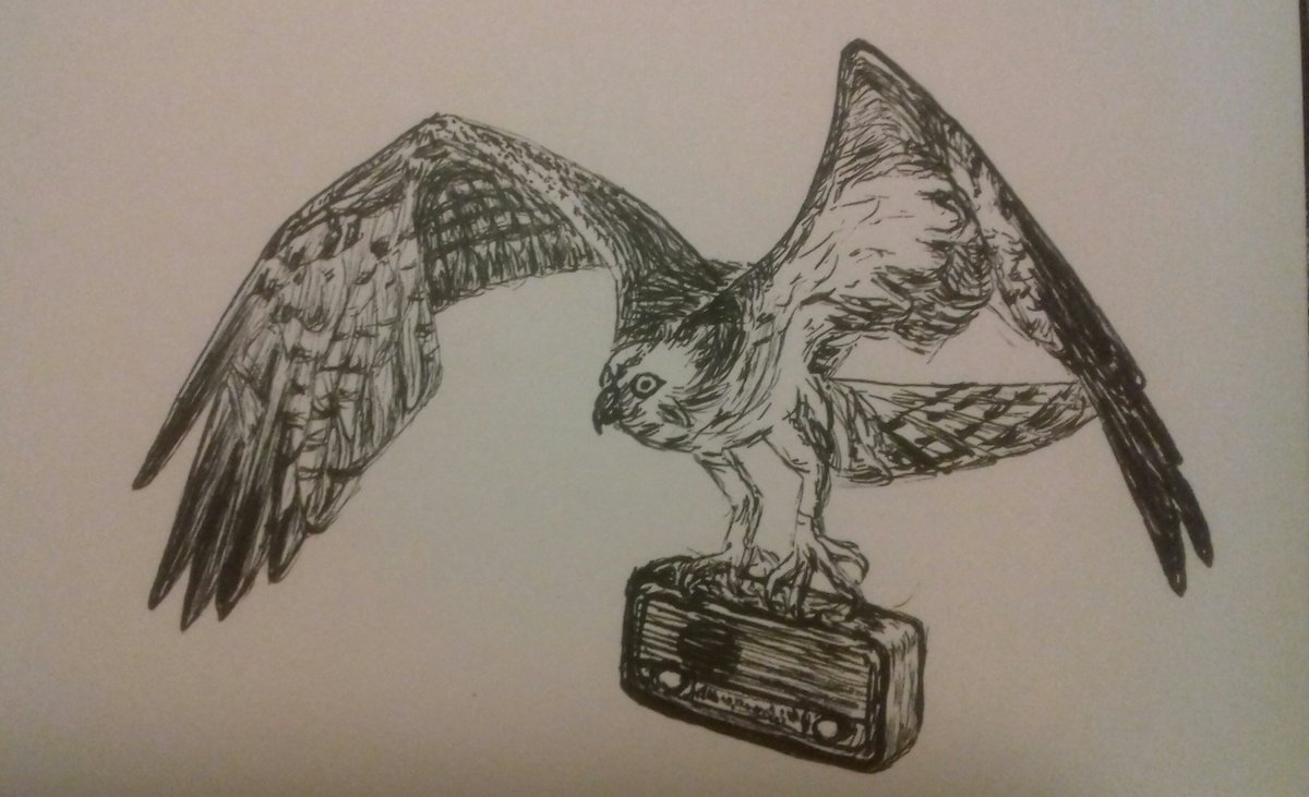 #inktober "Prey" / "Radio"
