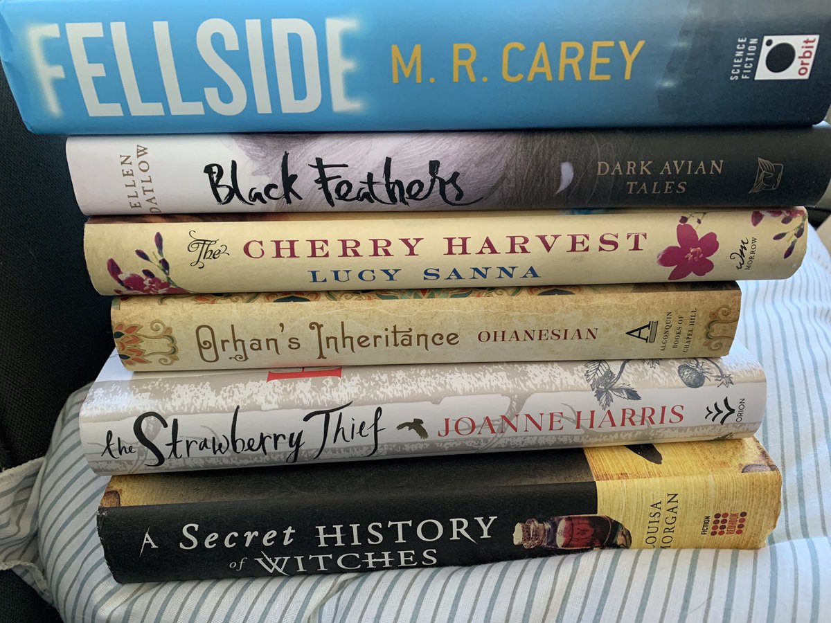 I was early for my hospital appointment today. Hubby parked in front of <a href="/chaptersindigo/">Indigo</a> and told me to go have fun! These were my picks. I’m already reading A Secret History of Witches and loving it