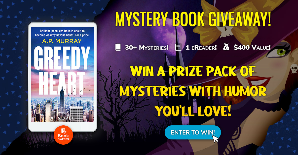 apmurray123's tweet photo. Enter for a chance to win #GreedyHeart by @apmurray123 and 30+ other books from your favorite bestselling and award-winning authors via @BookSweeps, plus a brand new Kindle Fire or Nook Tablet! #AmReading #Mysteries @TulePublishing  https://t.co/zUDJ3syGfx https://t.co/oudshuVDIM