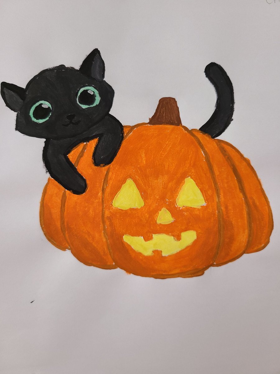 These 7th grade Halloween inspired art pieces are giving me life!! <a href="/Dade_Middle/">Dade Middle School</a> <a href="/dade_schools/">Dade Schools</a>