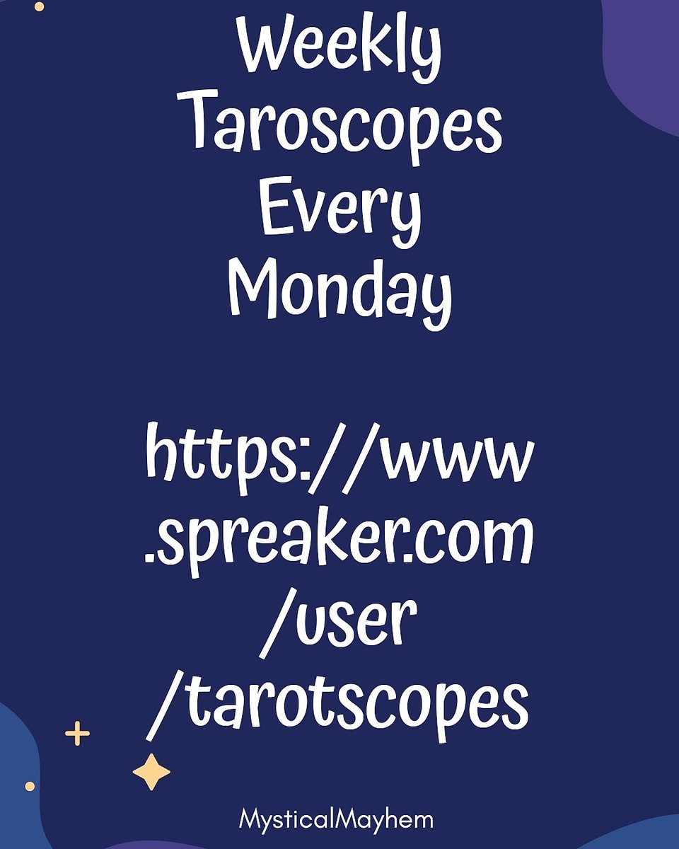 jaysamjor's tweet photo. Please listen to this weeks Tarotscopes. There is a very special spirit message waiting to be claimed.

I apologise for the background interference, thats how you know spirit were around lol. Enjoy, toodle xx

https://t.co/tNGeuuoStz https://t.co/LRfpODC2hg