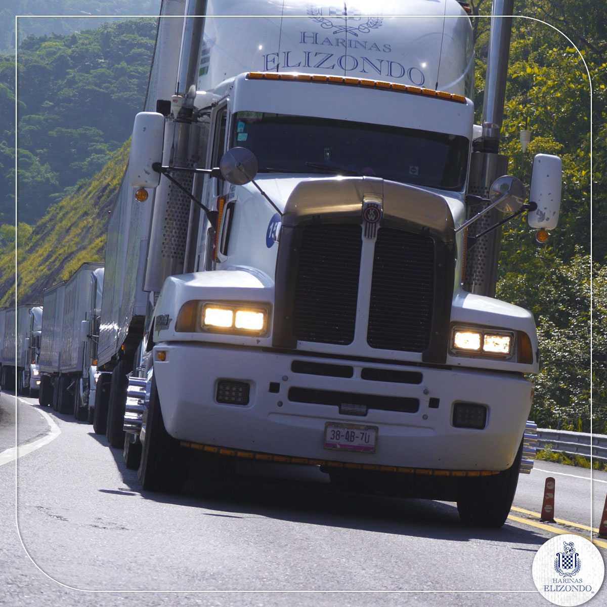 A través de Elicarga, garantizamos que las condiciones de transporte de nuestros productos lleguen hasta tu puerta sin contratiempos. Harinas Elizondo. Mejores harinas, mejores resultados.