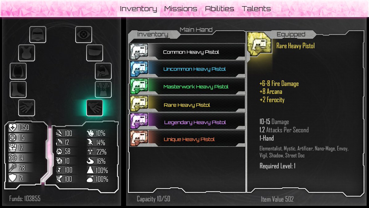 Been a while since my last update, but just to show i have not fallen off the face of the earth, here is some UI stuff i have been working on! 
#Nexus #unity3d #cyberpunk #RPG