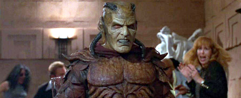 Wishmaster (1997). Amazingly goofy combo of practical and CG effects make this a real fun watch, at least at lower fidelity. This movie, about a djinn who grants wishes in the worst way possible, is full of "ideas," and there's some big visual payoff every few minutes.