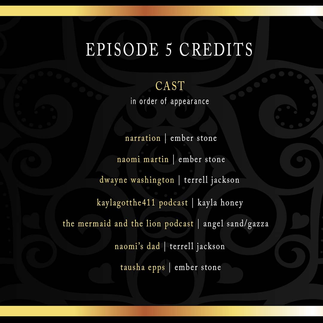 Taking some time out to credit those involved in episode 4 and 5 .. thank you for all your help !!!