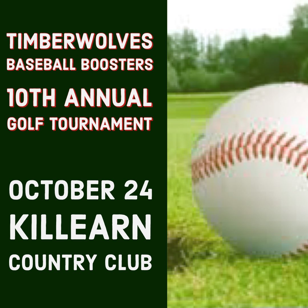 Calling all #golfers! Join us for the 10th Annual TBB Golf Tournament - Oct. 24 at @KillearnCC Sign up as a single golfer, secure your foursome or sponsor a hole to help support our student baseball athletes! Learn more chilesbaseball.org.