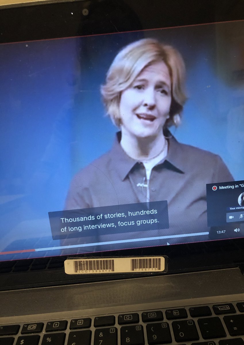 MsTomlinsonESD's tweet photo. So thrilled to be able to share the wisdom that is Dr. Brené Brown today with our English 1 students. So inspired by the insights they shared! #powerofvulnerability ... and any excuse to share one of my top 5 favorite moments! https://t.co/34MeUTLwjR