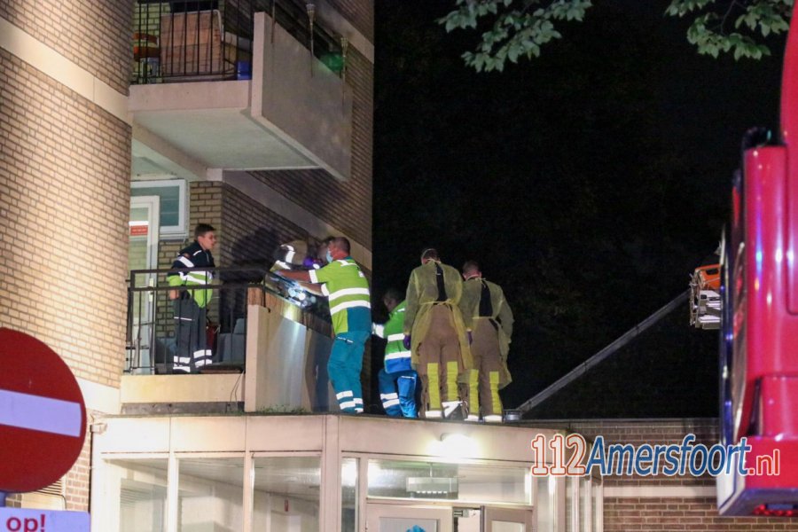 Persoon valt van hoogte in #Amersfoort, traumahelikopter ingezet. 112Amersfoort.
