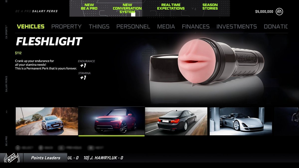 ONLYREXX's tweet image. Can't wait to play Be A Pro in #NHL21, gotta hand it to EA for the creative vehicle they added to make sure my player is performing his best both on and off the ice!