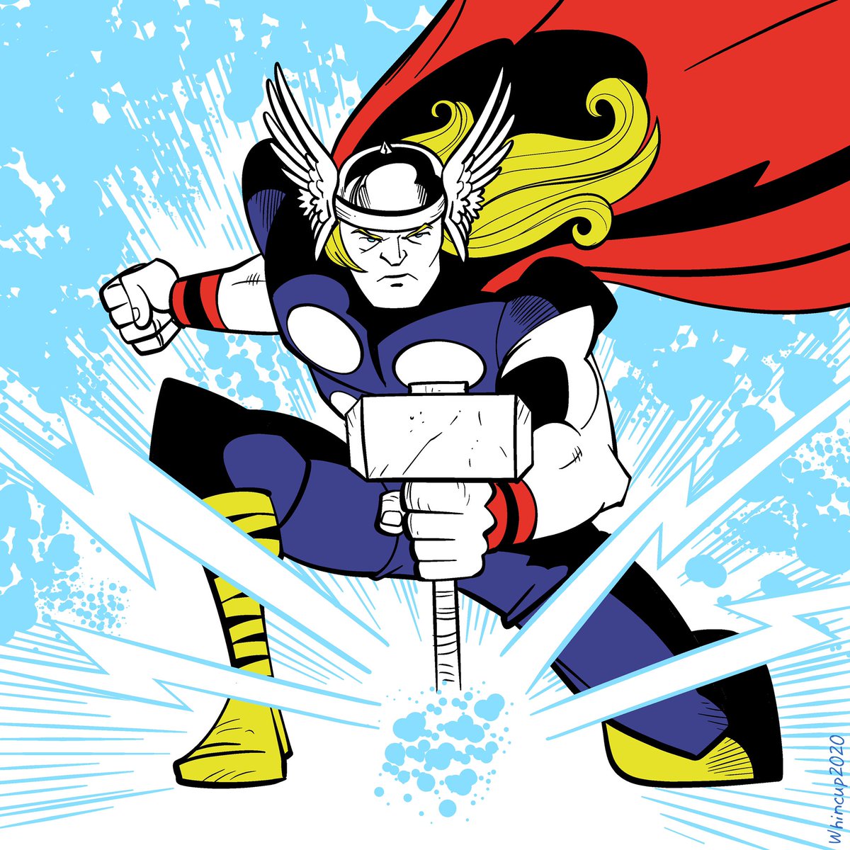 #jacktober — day 5: Thor #jacktober2020 #jacktoberart #jackkirby #jackkirbyart #thor #avengers #avengersassemble #thundergod #chrishemsworth #marvel #marvelcomics #mcu #comics #comicbooks #comicart #superhero #superheroart #comic #comicbookart #illustration #illustrator
