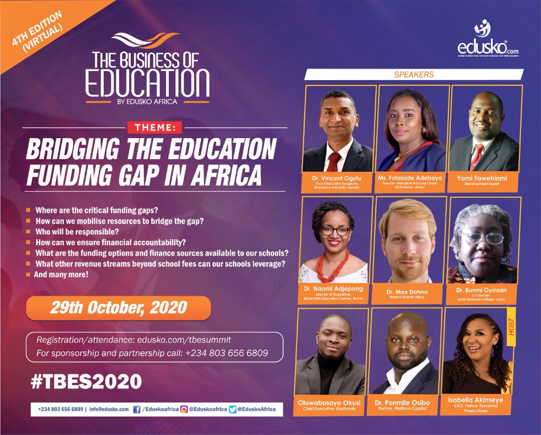 jideayegbusi's tweet photo. Every year, over 1,000 education leaders in Nigeria, Ghana and beyond participate in #TBES. Will you join us this year? Kindly register for free here: https://t.co/vgCJkytTbY https://t.co/ZhWJEkZEXj