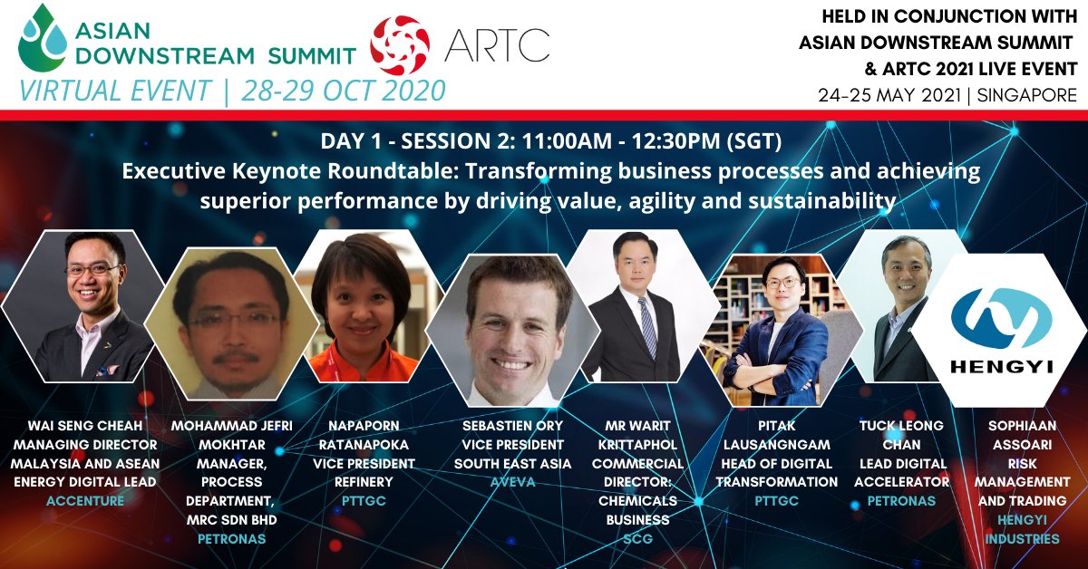 AD_Insights's tweet photo. Join our leading industry operators as they discuss how the latest industrial software, and innovative business processes can transform culture, operations, and commercial performance. Register for the session here: https://t.co/1gfsF8gKIe #ADS20 #ARTC20 #downstream #oilandgas https://t.co/kN8d6LtYIQ