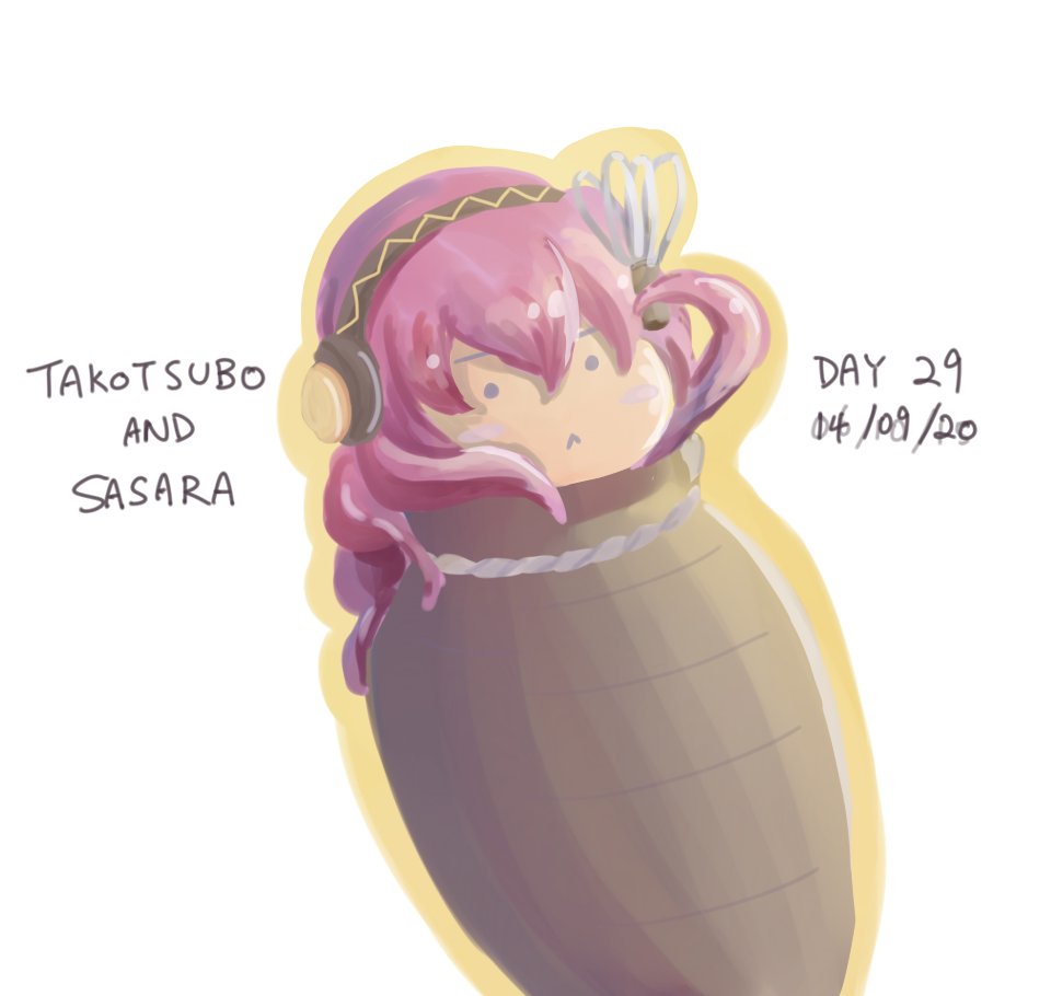 Day 29 #VOCALOID Here's another Takoluka one.Takotsubo and Sasara are metaphors for something to do with social policy that I learnt in a foreign policy class five years ago