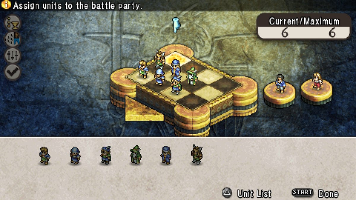 The mature story of FF Tactics, its deep mechanics, and its turn-based battle system on a grid all came from Tactics Ogre. It is the foundation of every SRPG that employs a turn-based system rather than the Fire Emblem phase system where each side takes their turn.