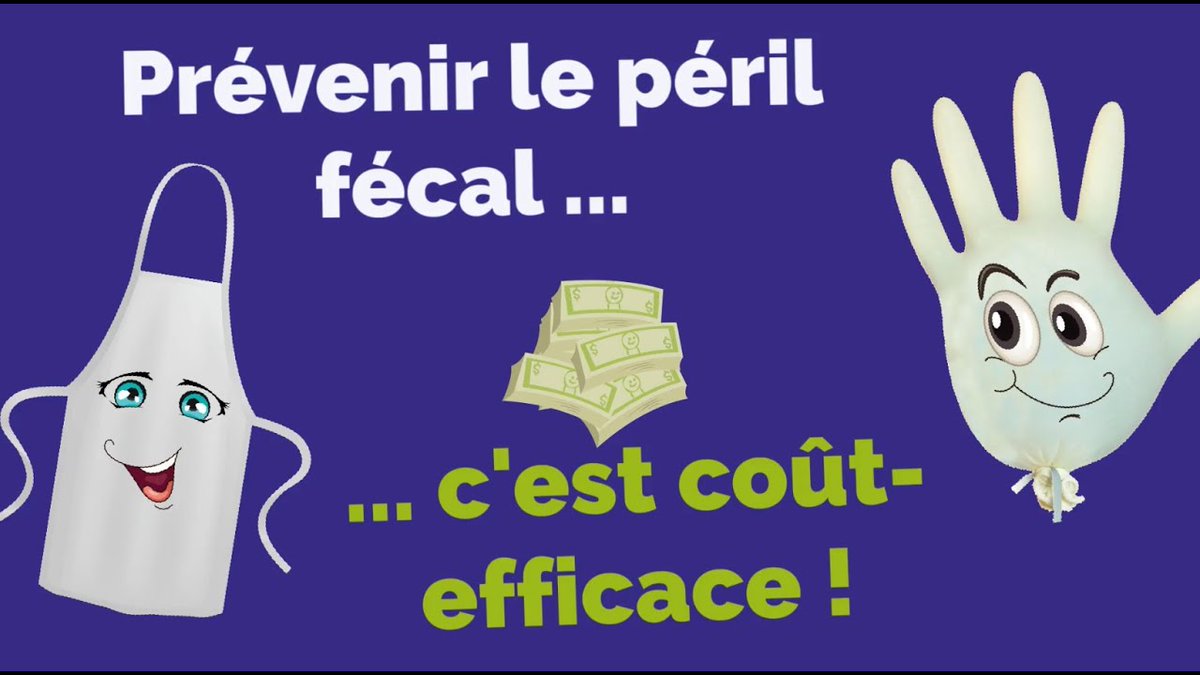 💩💵 Prévenir le #péril #fécal, c’est coût-efficace ! Le #gant et le #tablier prennent la parole pour vous expliquer pourquoi en vidéo 📽️👉 youtube.com/watch?v=7MuEvm… #preventioninfection