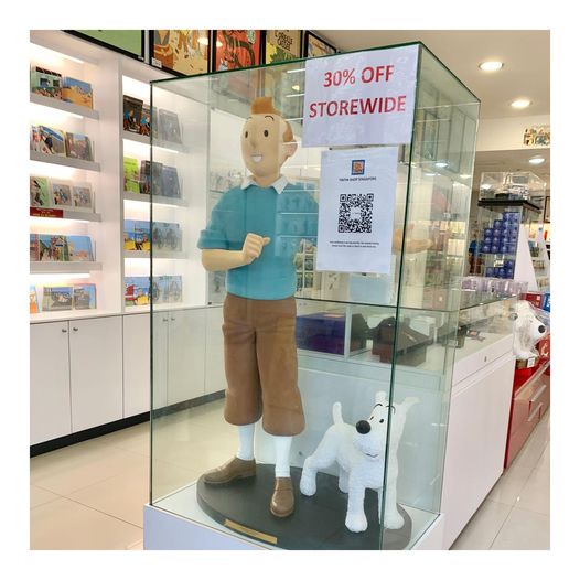 Come visit the Tintin Shop. We are at 28 Pagoda Street, Singapore 059188. #tintin #chinatown #singapore #chinatownsingapore