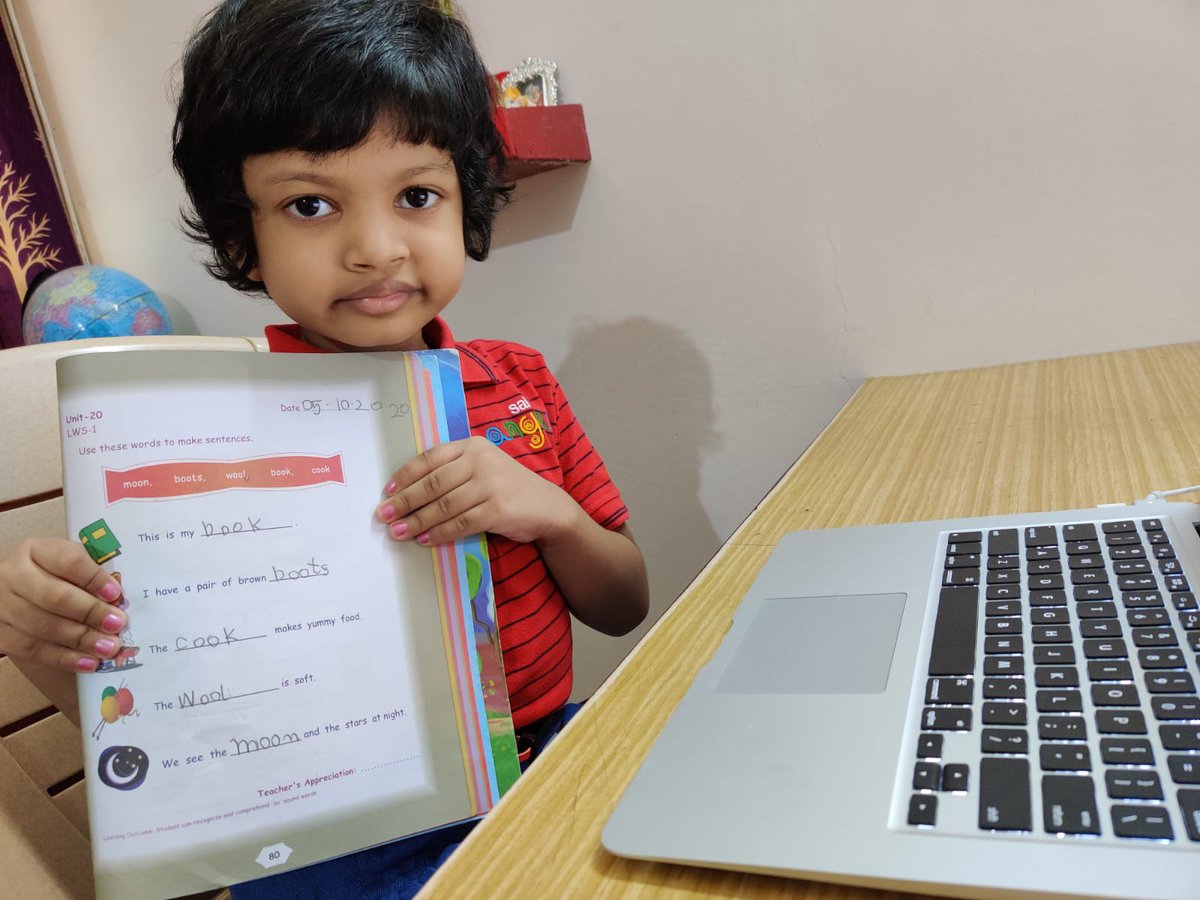 SAI_Edu_In's tweet image. The rules that are followed in phonetics are the easiest way to remember even a big word by blending it with sounds. The children of KG II learnt about the long and the short "oo" sound.
#cognitive_development