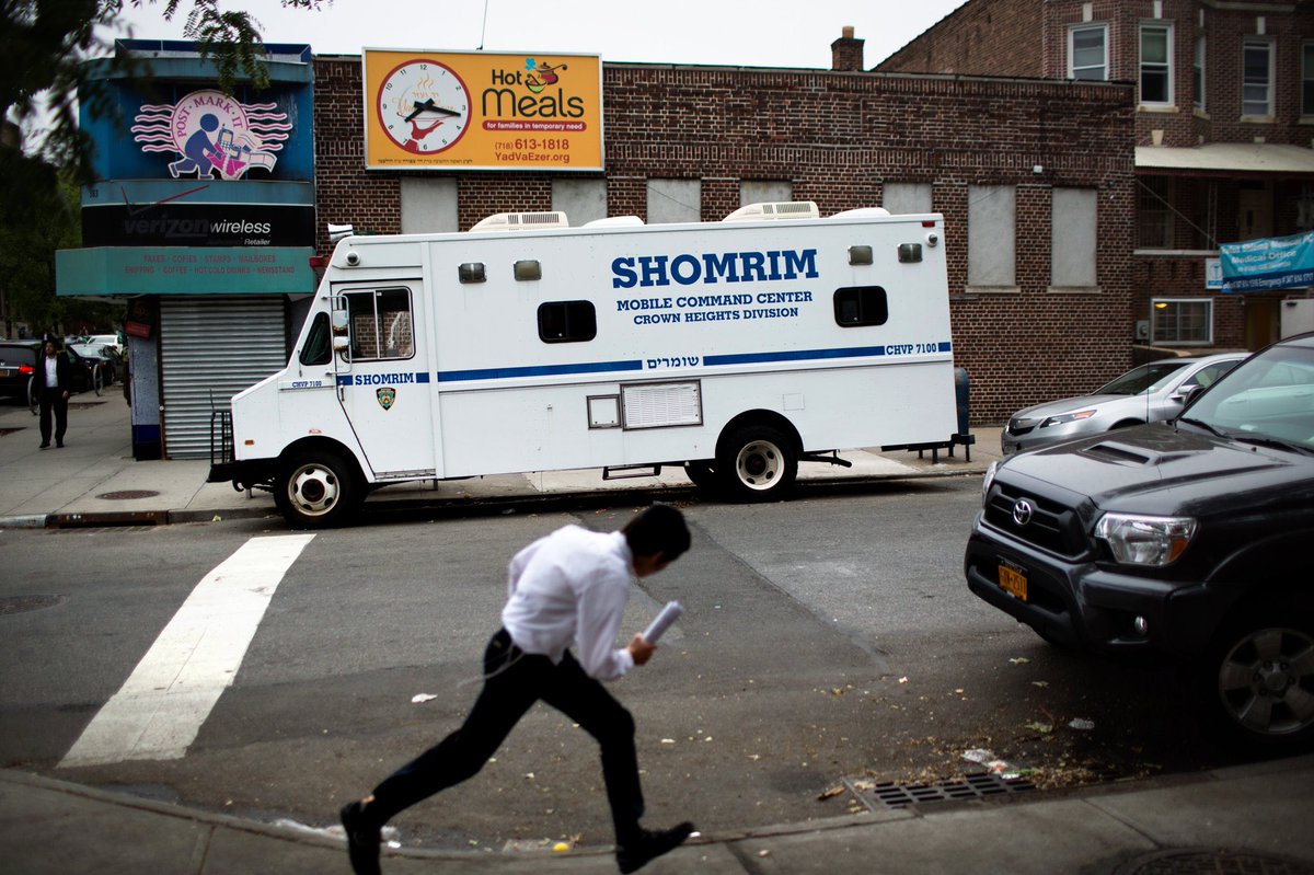 on the one hand I kind of respect it as a declaration of autonomy from the rest of the city. on the other these are private security companies that are oftentimes actually worse than regular cops and completely unaccountable