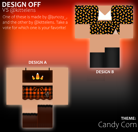 Juno Junozy Twitter - roblox candy corn outfit