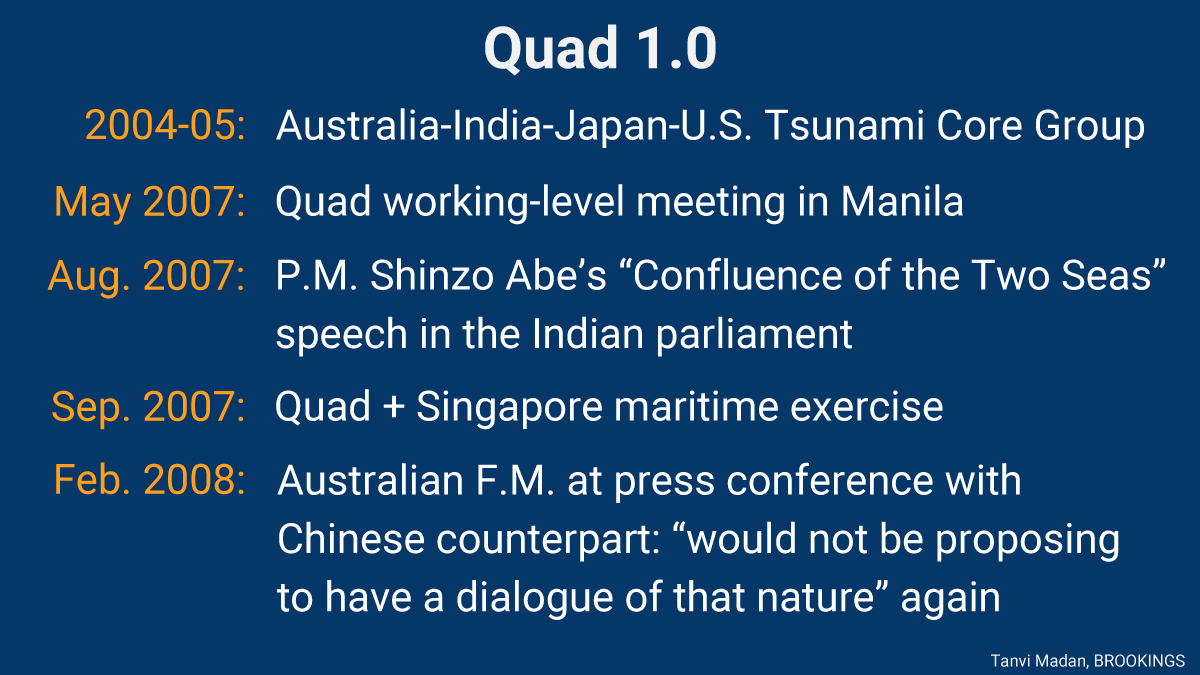 2/ The previous iteration of the Quad (2007) was short-lived. More details why:  https://bit.ly/34v2ptF 