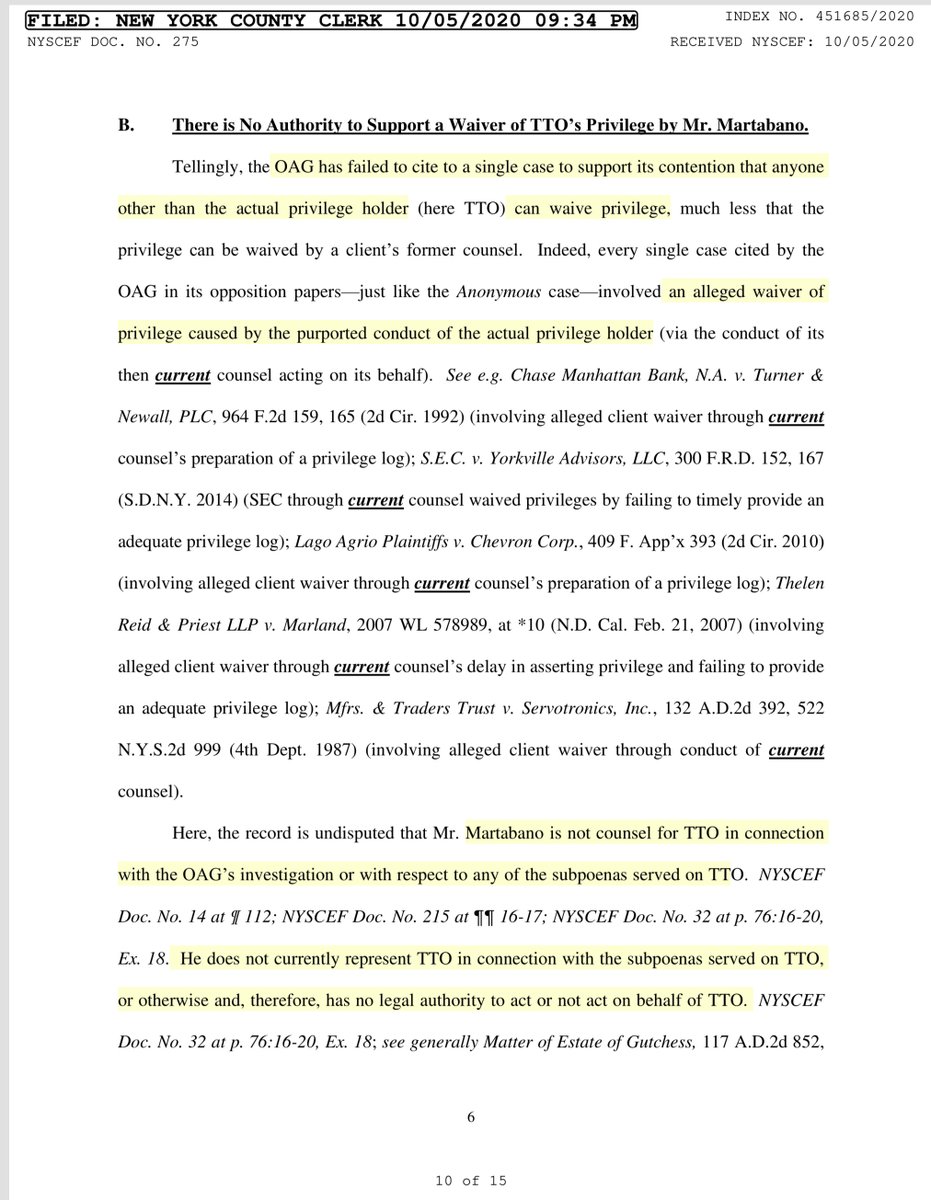 footnotes kids footnotes”This Court ordered the respondents to produce “allegedly privileged documents and logs” by today, October 5, 2020... TTO complied with this requirement three days early. See Affirmation of Amy Carlin, dated October 5, 2020...” http://iapps.courts.state.ny.us/iscroll/SQLData.jsp