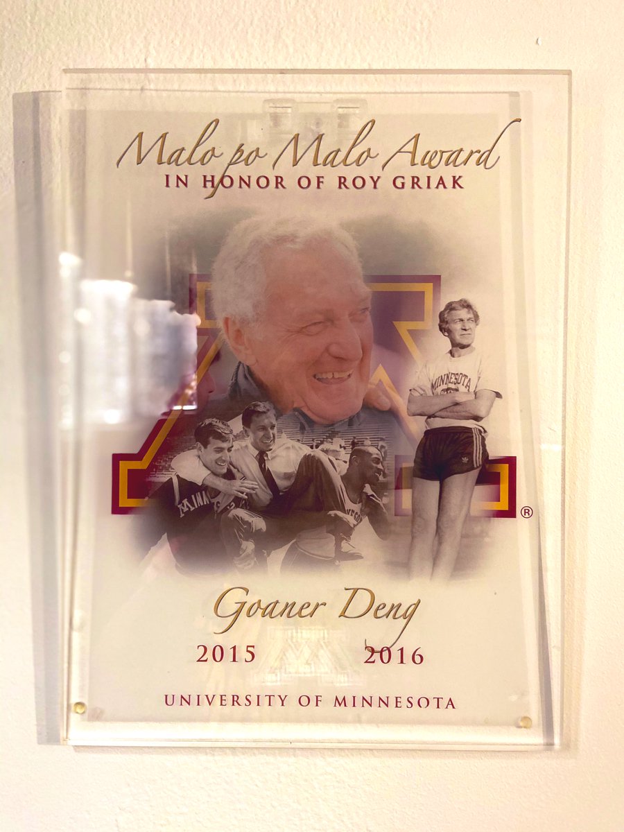 gdeng800's tweet photo. Happy birthday and rest in power to the wonderful Coach Griak!

I’m still motivated daily by your words. I will do anything in my power to save our program because I know you would if you were here. 

#savegophertf https://t.co/Jr1r4FBgnD