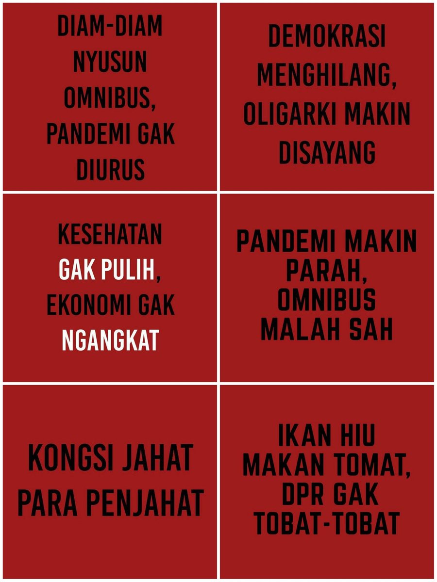 #OmnibusLawSampah
sumber gambar: instagram kontras_update