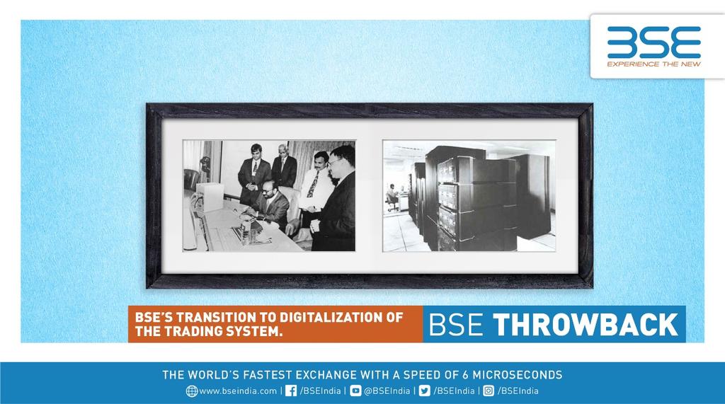 BSEIndia's tweet photo. By July 1995, trading on all stocks was moved to the BOLT (BSE Online Trading) System. It marked the end of the traditional open outcry trading method.
#BSEHistory #BSEThrowback #BSE https://t.co/WiA81eX4Pg