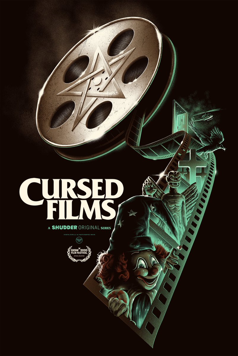 Moving onto a docuseries now. Cursed Films is a 5 part documentary exploring the allegedly “cursed” productions of The Exorcist, The Omen, Poltergeist, The Crow, and Twilight Zone: The Movie.