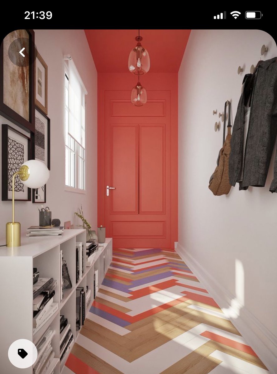 Now THIS is how to do a painted floor! 