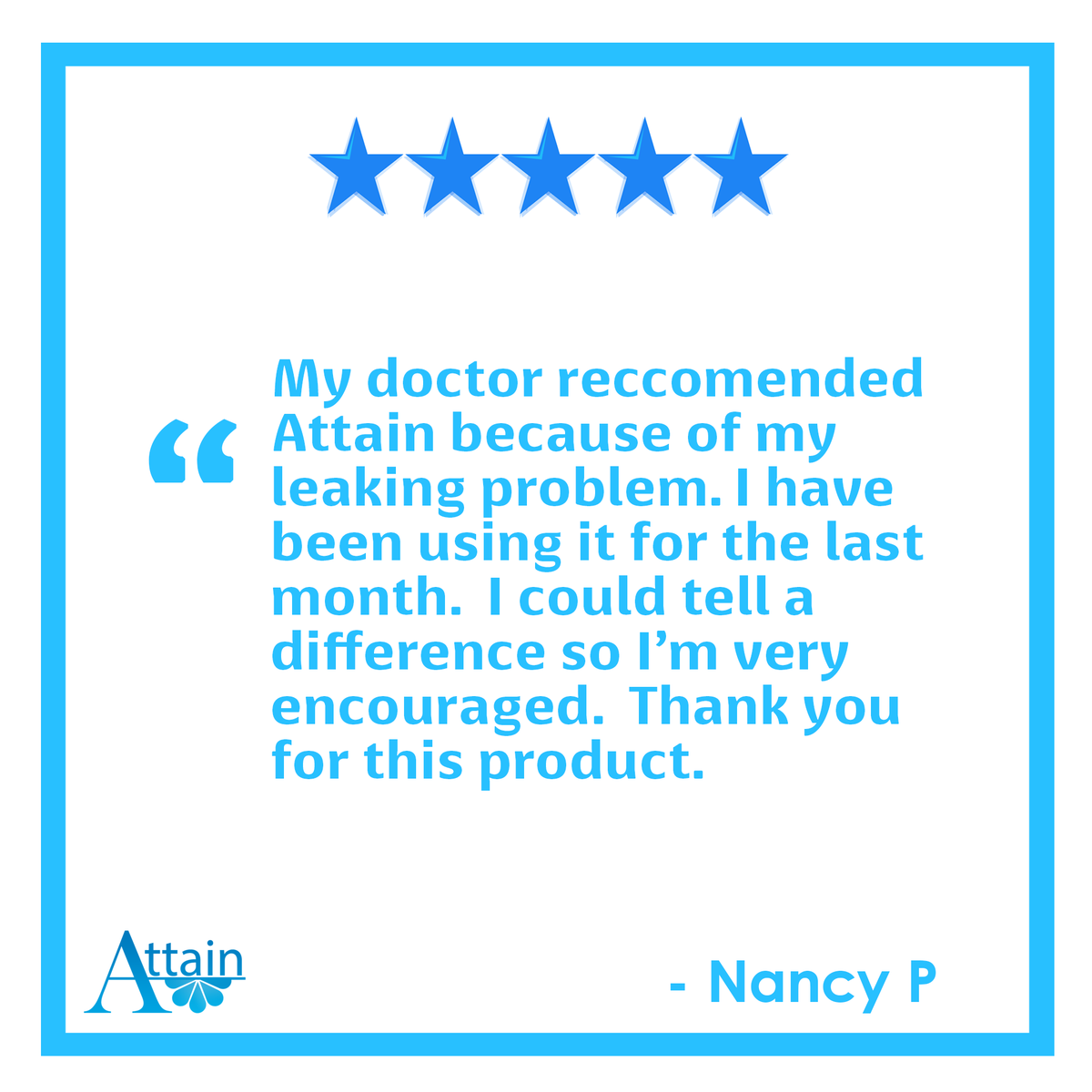 InControl_Med's tweet image. Real people, real results. Read more: 

incontrolmedical.com/shop/attain/#r…