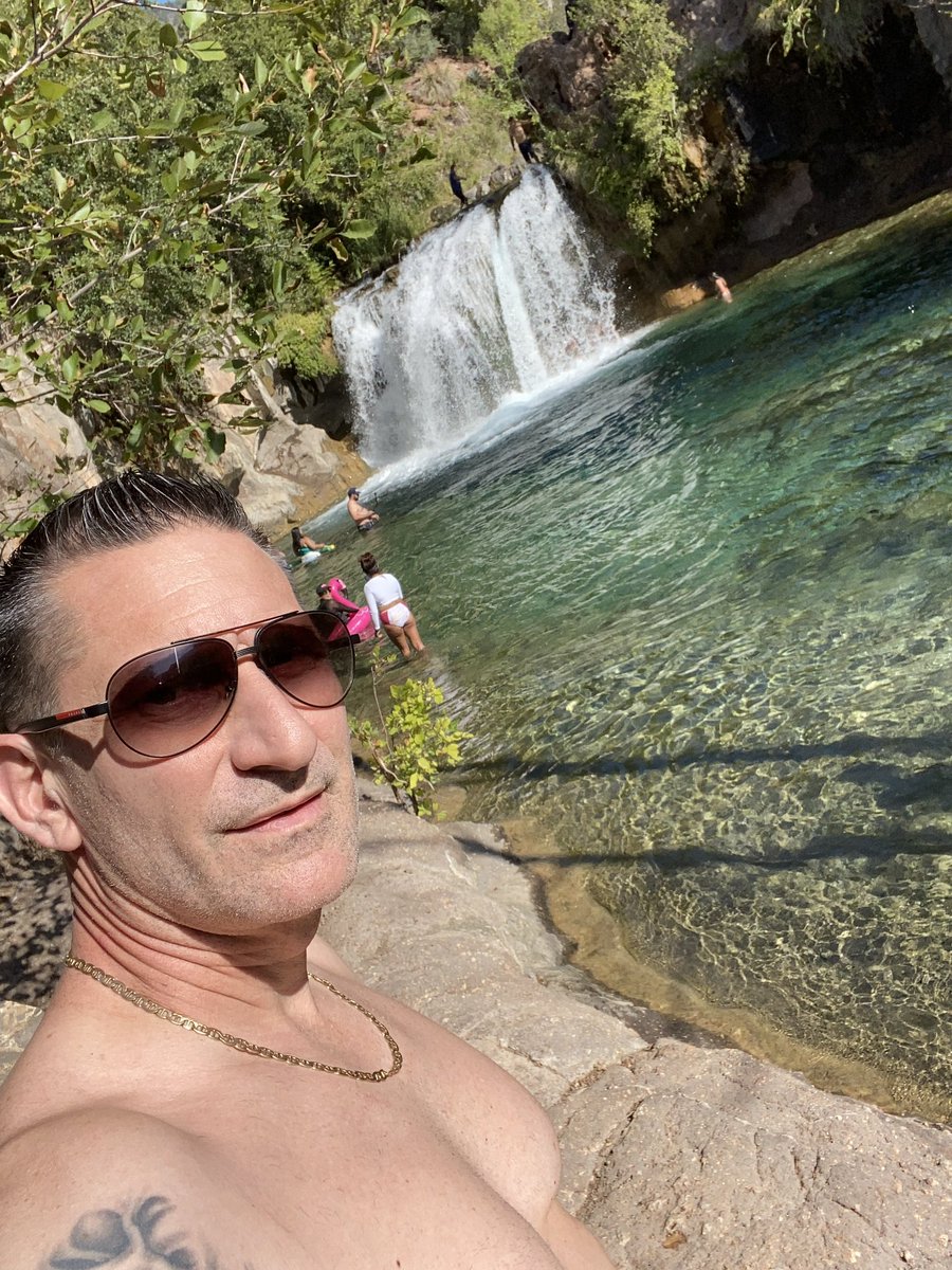 StephenLCrouch's tweet image. Me and Wifey hit up another AZ gem this past weekend , beautiful Fossil Creek 👍