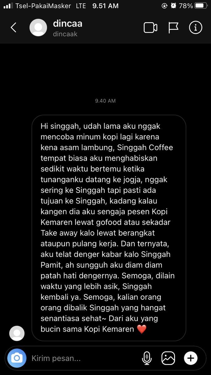 Aku ga punya kenangan persintaan disinggah 😑