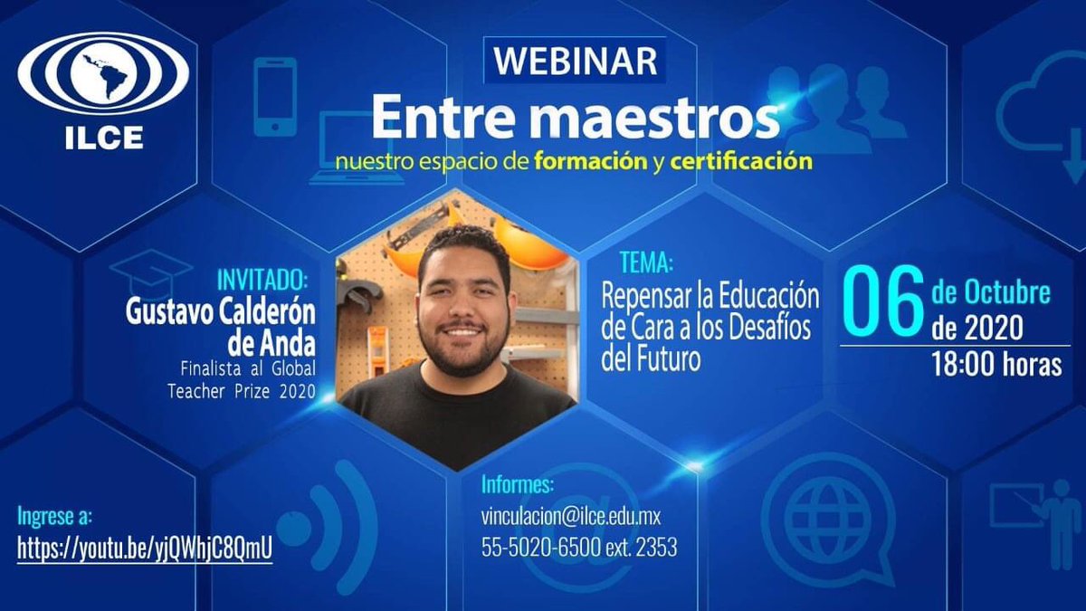 gustavocdeanda's tweet photo. Comunidad, el día de mañana estaré participando en este foro del ILCE. Nos encontramos por allá para conversar con la gran @mlula63 sobre Educación y Futuro. ¡Nos saludamos mañana! https://t.co/Sh6Wy1MqgG