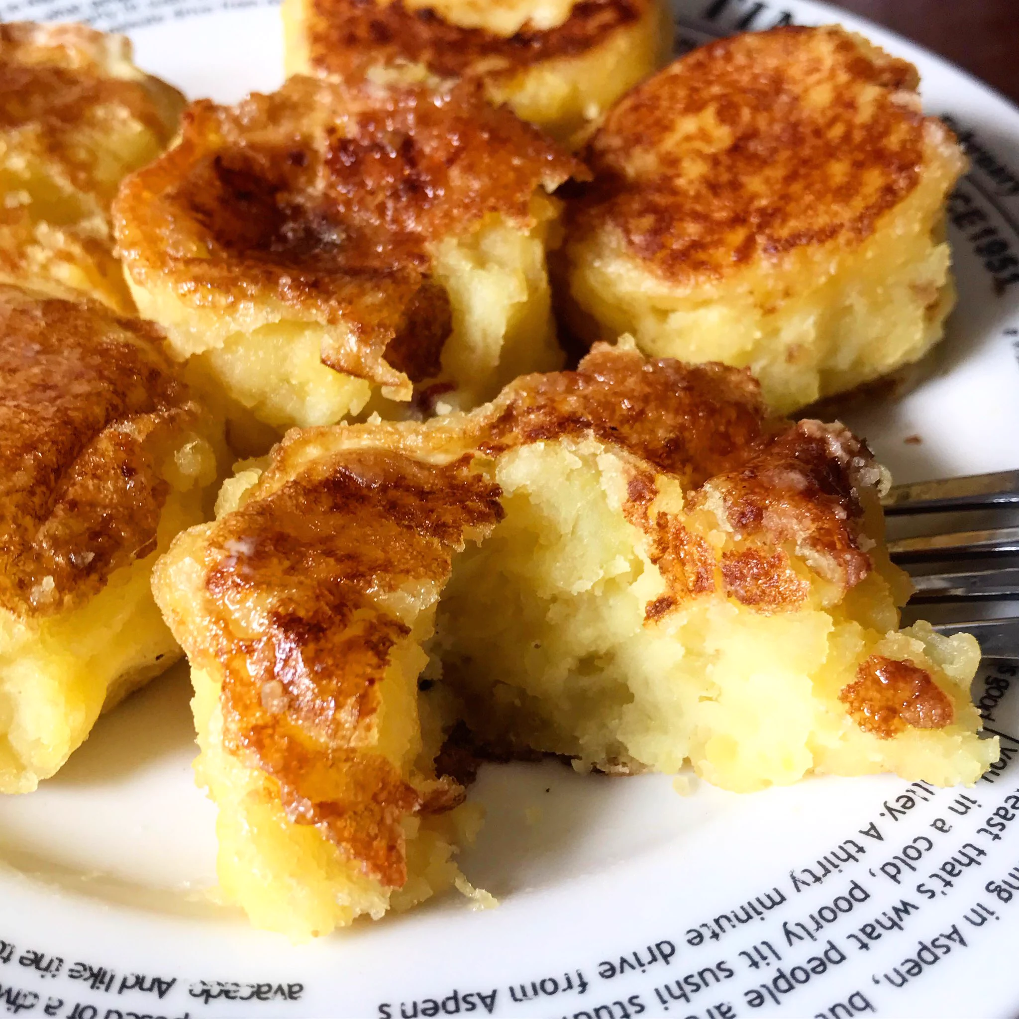 フライパンで「スイートポテト」！電子レンジも使い超絶簡単にさつまいものお菓子。