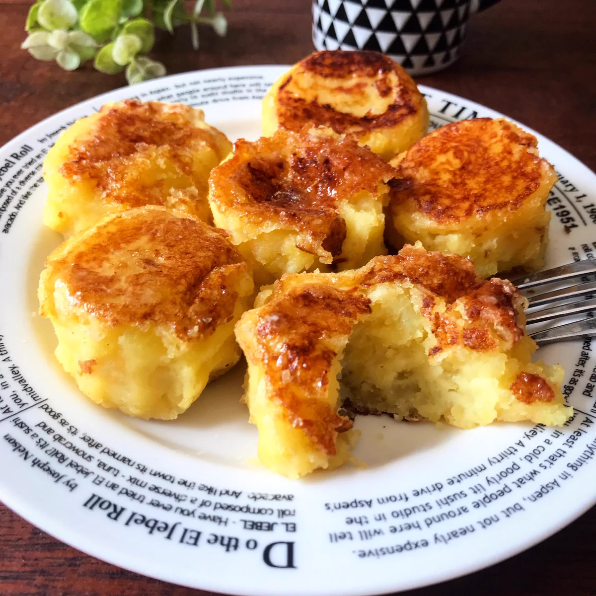 フライパンで「スイートポテト」！電子レンジも使い超絶簡単にさつまいものお菓子。