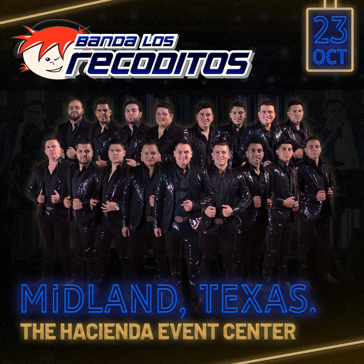 🔶Raza tenemos una cita este 23 de octubre en Midland, Texas... ¡No te lo puedes perder porque estamos de regreso mejor que nunca! ¿Aún no tienes tu boleto? Cómpralo aquí 👉bit.ly/RECODITOS23OCT