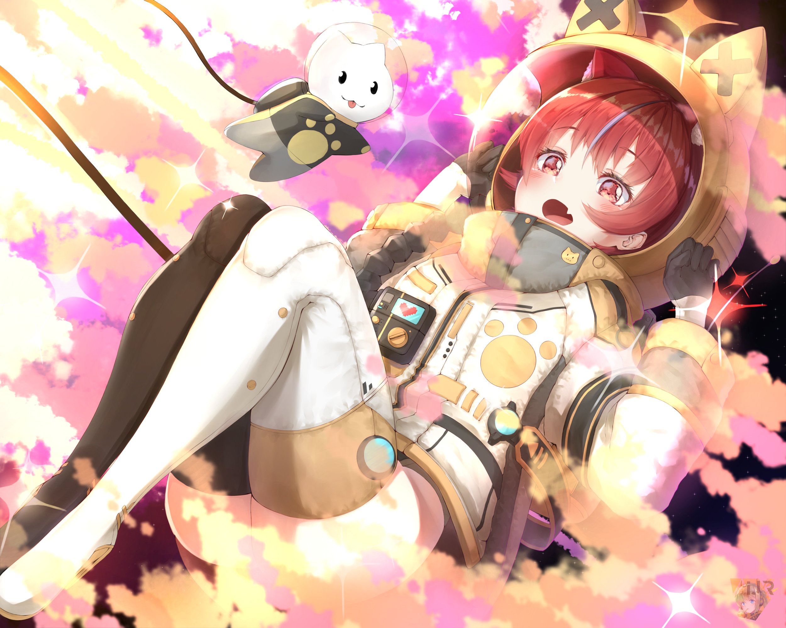 تويتر Kit على تويتر Rt Ijacray Galaxyscutest イラスト 女の子 Animeart Originalcharacter Original リジナル 宇宙飛行士 宇宙服 かわいい Cute 猫耳 What About A Cute Cat I