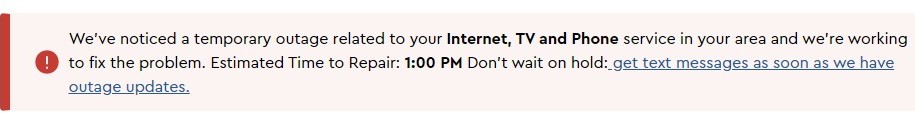 Many_Hours's tweet photo. Day 6: The outage from this morning will apparently continue for way longer than listed. . . #shittyinternet #coxsuckscox https://t.co/AbBDsRFCb3