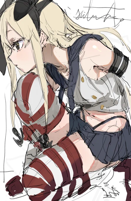 島風色ラフ 