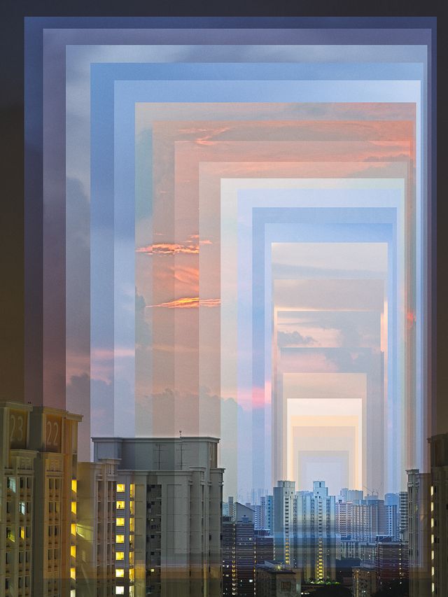 Time is a Dimension
一枚の写真の中に様々な時間を重ね合わせた作品。

まるで空間に穴が空いたような不思議な写真ができあがった。シンガポールで活動する写真家のQi Wei Fong氏の作品