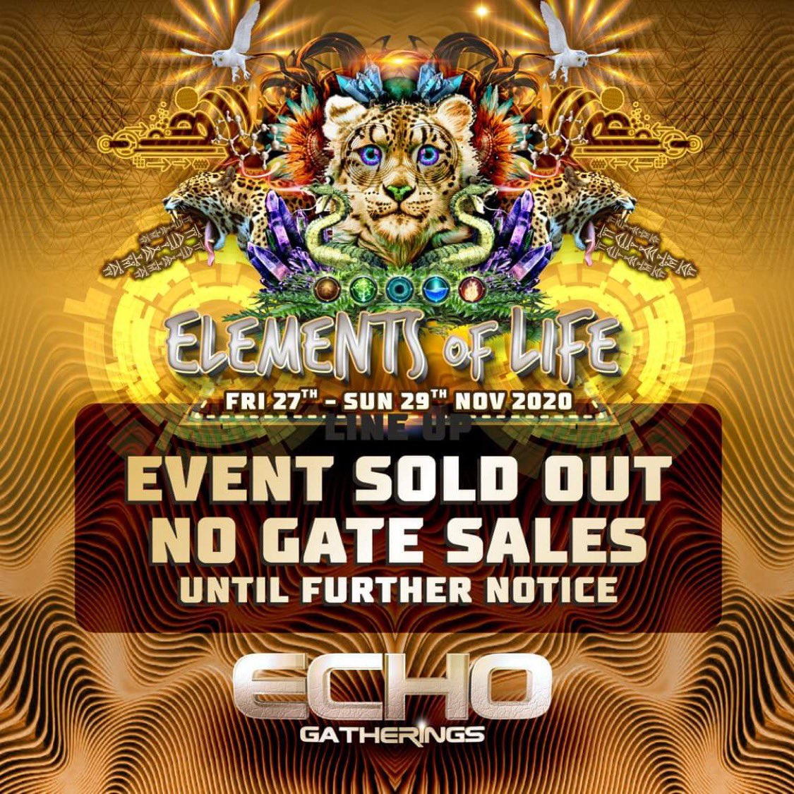 Super dam excited for this sold out event in November! 

Echo Gatherings the Scotsman is coming!!!

#soldout #outdoor #festival #elementsoflife #psychedelic