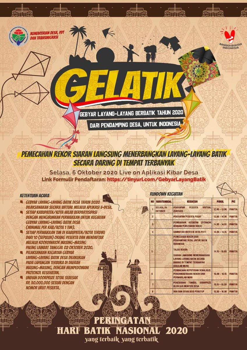 cik_mashuri's tweet photo. Ayo kita sukseskan pemecahan Rekor MURI #GelatikDesa dari pendamping desa untuk Indonesia
@KemenDesa @pemprov_lampung @PMD_Lampung 

@jokowi 
@halimiskandarnu 
@malik_haramain
@imansyukri
@taufikmadjid71
@fachrilabalado 
@azzameldzikrie 
@tppkemendes 
@KemenDesa
#TPPLampung https://t.co/MUAYjAx5P6