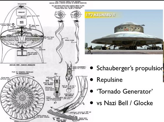 The principal of how they harnessed the vortex for flight is what Star Trek fans would recognize as an “impulse drive”. Basically it’s a magnetic tornado and as you pulse energy at specific angles into the vortex, you tilt and steer it.