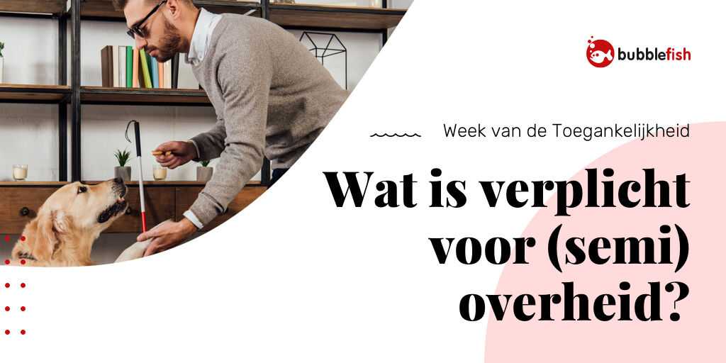 bubblefishnl's tweet image. Overheden zijn verplicht om hun websites toegankelijk te maken voor iedereen en dat voor 23-09-20. Daarbij is de eis dat websites voldoen aan WCAG 2.1 niveau AA. Tevens is een toegankelijkheidsverklaring verplicht. #digitaletoegankelijkheid #accessibility #InclusionWeek2020