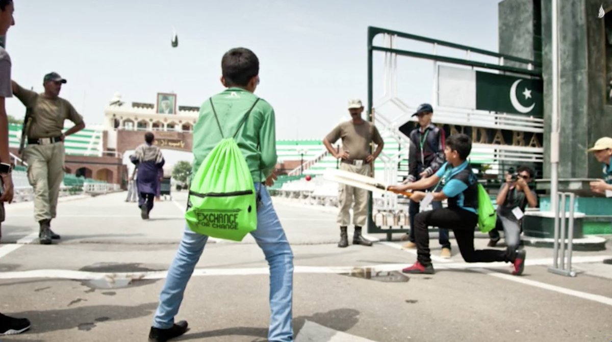 adbasha's tweet image. Ali Rez, Regional ECD at @Impact_BBDO "I was standing on a thick white line, one foot in Pakistan, one in India. The area we're in was no man's land, it didn't belong to either country. We had all these children with us so we took the decision to start playing cricket" #LYNXlive
